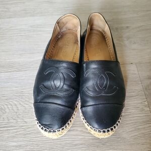 Chanel Black Espadrilles EU37